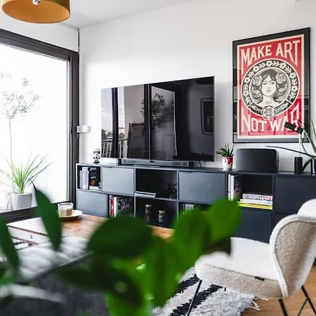 Apartmán Bnbgones - Le Panoramique - Balcon Et Terrasse - Entierement Renove Lyon